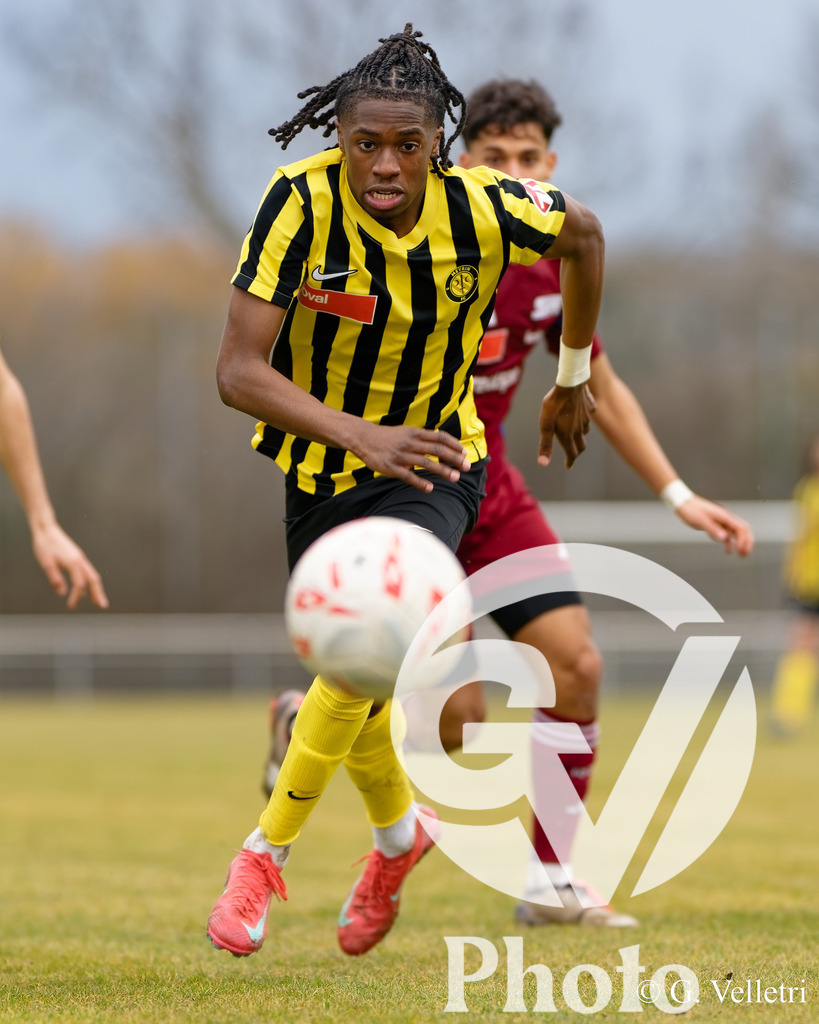 1ere Ligue Classic - Meyrin FC v Servette FC M-21 | during the 1ere Ligue Classic game between Meyrin FC and Servette FC M-21 at Stade des Arberes in Meyrin, Switzerland