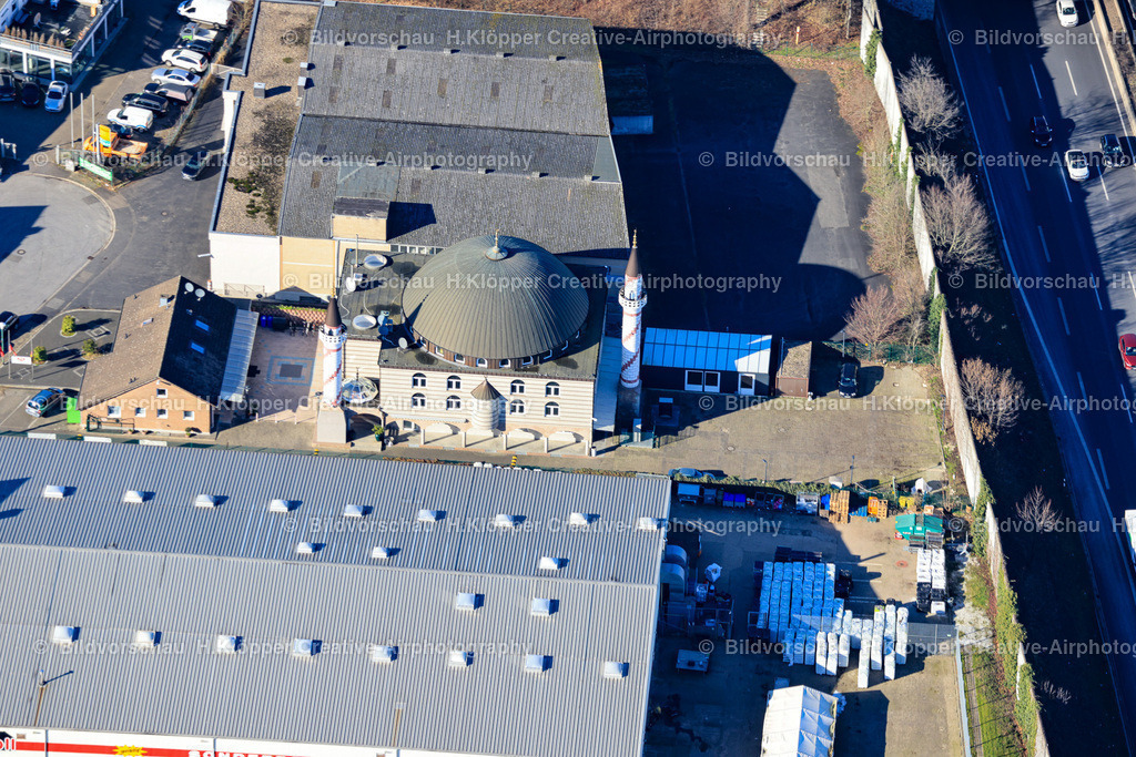 Luftbild Neuss Moschee DITIB Neuss Norf Anadolu Moschee-0884 | Luftbildfotografie Hermann Klöpper - Realisiert mit Pictrs.com
