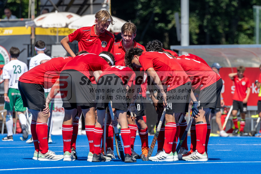 SFE_20230708_0087 | EuroHockey EM U18 Boys Austria vs Ireland am 08.07.2023 in Krefeld (Gerd-Wellen-Hockeyanlage), Photo: Stephan Fehrmann 2023 (Sports-Gallery)