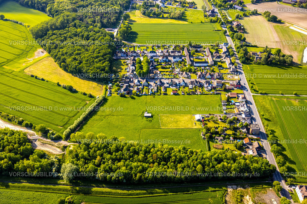 Hamm230506632 | Luftbild, Wiesenfläche Wohnsiedlung Heidhof, Stadtbezirk Herringen, Hamm, Ruhrgebiet, Nordrhein-Westfalen, Deutschland