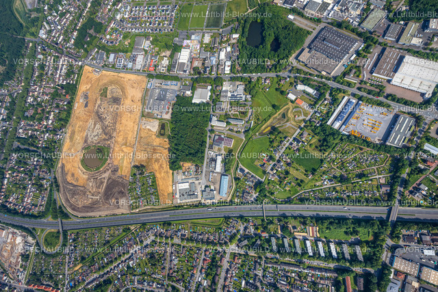 Recklinghausen220501411 | Luftbild der ehemaligen Trabrennbahn Recklinghausen mit angrenzender Blitzkuhlenstraße,  Hillerheide, Recklinghausen, Ruhrgebiet, Nordrhein-Westfalen, Deutschland