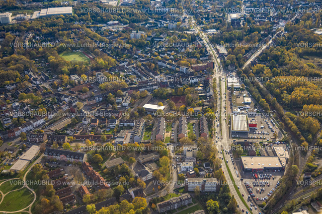 Herne221101404westlich | Luftbild, Gewerbegebiet Dorstener Straße, Bundesstraße B226, Wanne-Süd, Herne, Ruhrgebiet, Nordrhein-Westfalen, Deutschland