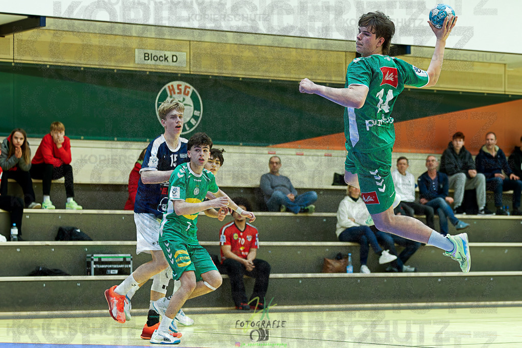 mJB Pokalrunde dt. Meisterschaft, TV Hüttenberg - TSV GWD Minden | mJB Pokalrunde dt. Meisterschaft, TV Hüttenberg - TSV GWD Minden am 15.03.2025 in Münchholzhausen (Sporthalle Münchholzhausen)Photo © 2025 - Jörg Heinrich - Realisiert mit Pictrs.com