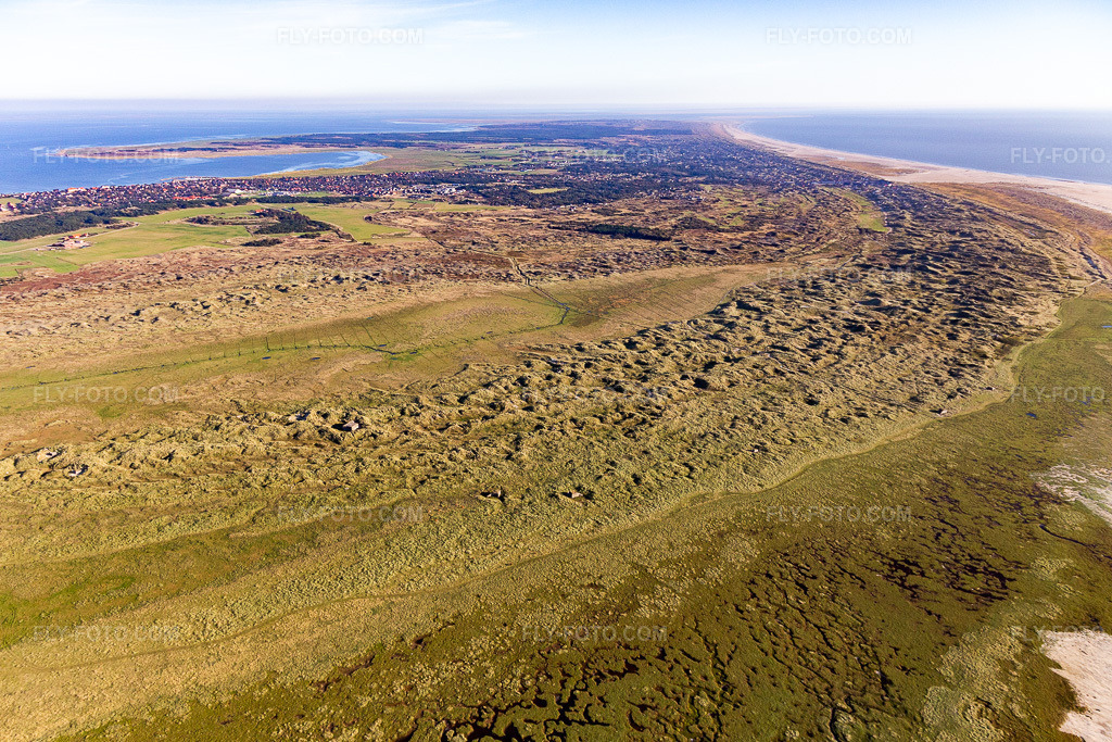 Aerial view: Wadden Sea National Park in Fanø in the state South Denmark, Denmark.Photo: IMG_118753.jpg taken on 09/21/2019 by Werner Riehm/FLY-FOTO.comResolution of the original: 5269 x 3513 px