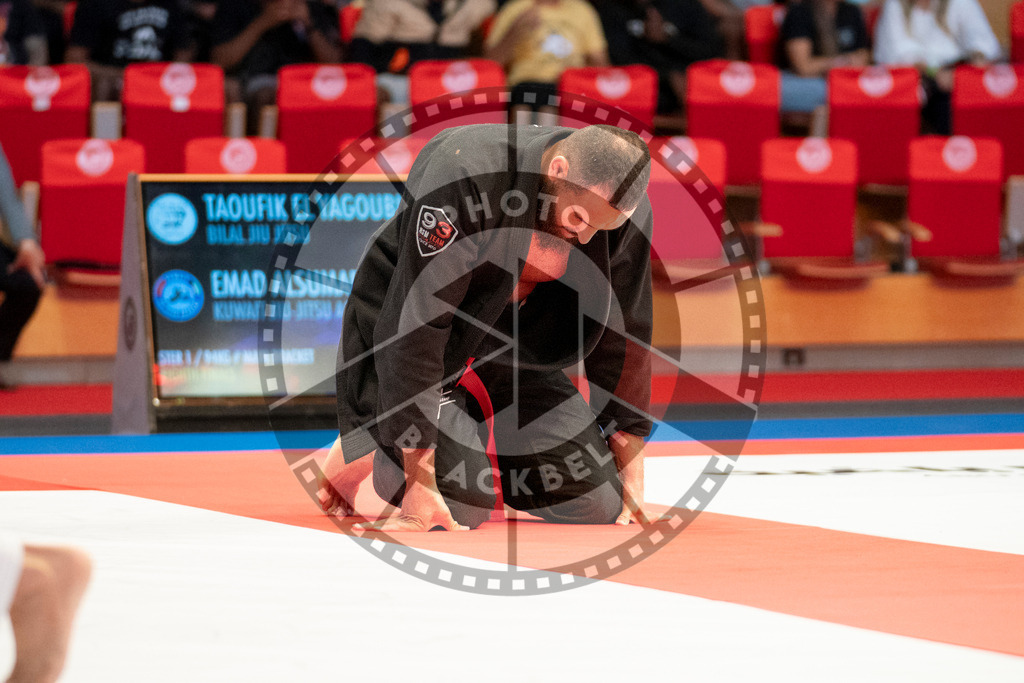 20231107PBB5138 | Fighters compete during the AJP World Master Championship in the Mubadala Arena in Abu Dhabi, Arab United Emirates, on November 7, 2023.