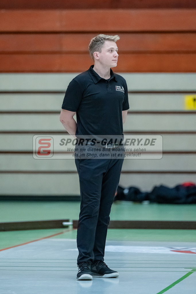 HK_20231217_107515 | 1. Bundesliga Herren Crefelder HC - Düsseldorfer HC  am 17.12.2023 Sporthalle Glockenspitz, Krefeld ,