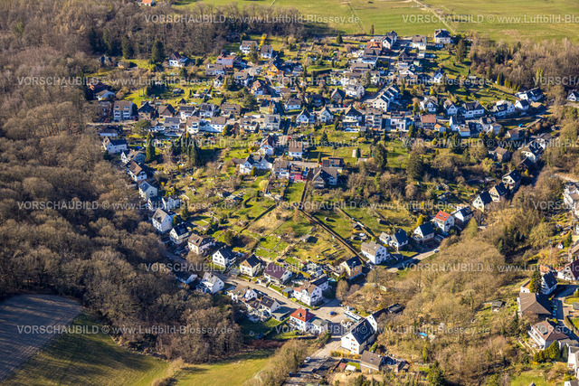 Hagen250302504 | Luftbild, Wohngebiet Ortsansicht Ortsteil Geweke in Herzform Hagen, Ruhrgebiet, Nordrhein-Westfalen, Deutschland