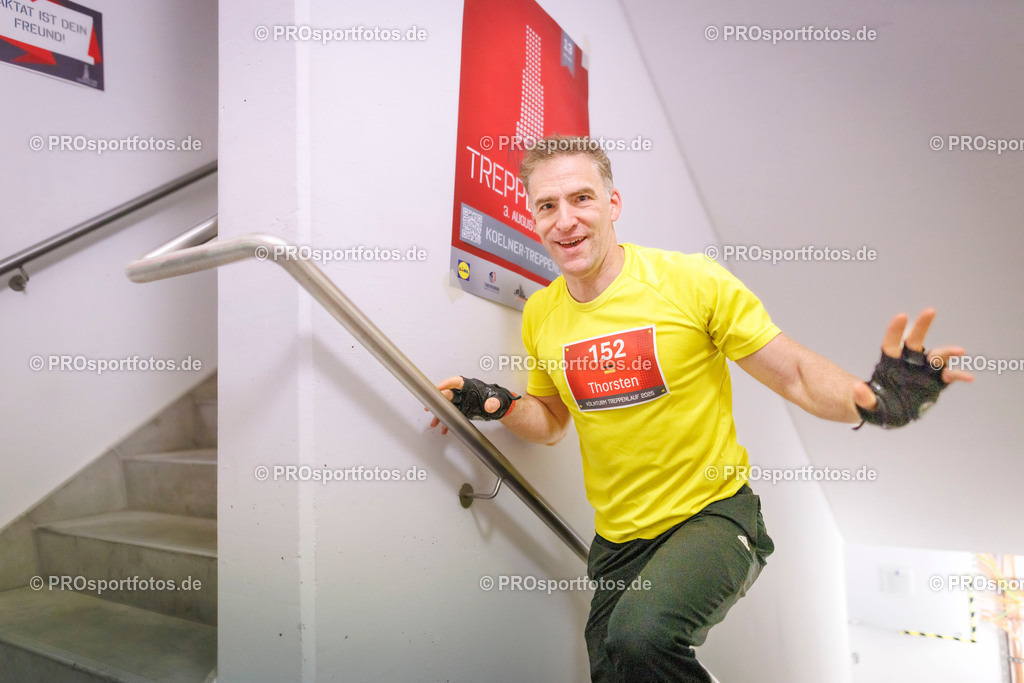 KölnTurm Treppenlauf; Köln, 03.08.2025 | Impressionen vom KölnTurm Treppenlauf am 03.08.2025 in Köln (Nordrhein-Westfalen). 