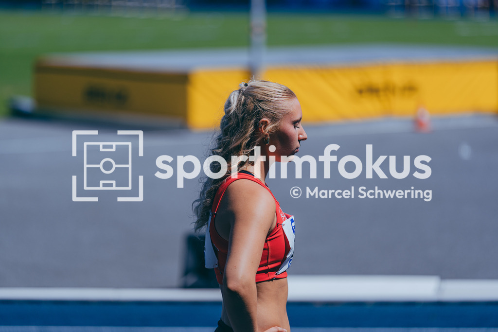 DM U23 U18 Bochum 2026 | Timea Mende (SC Potsdam e.V.), Startnummer 122 400 Meter Hürden, Deutsche Meisterschaften der U18 &amp; U23 2026, Lohrheidestadion Bochum-Wattenscheid, 04.07.2026 Foto: Marcel Schwering / sportimfokus - Realisiert mit Pictrs.com