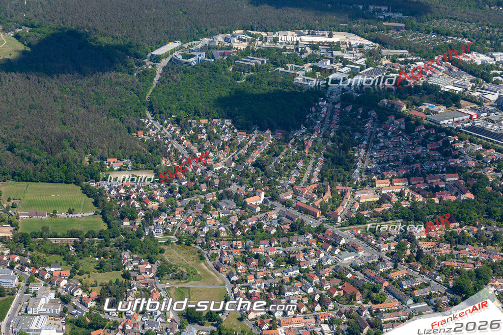 Aktuelles Luftbild von Ziegelstein nuernberg - Die Luftaufnahme wurde 2020 mittels UL-Flugzeug erstellt ( keine Drohne ) - hochauflösende Kamera-Systeme von  Canon -Beste Qualität - Für grossformatige Ausdrucke geeignet. Die Geschenkidee !