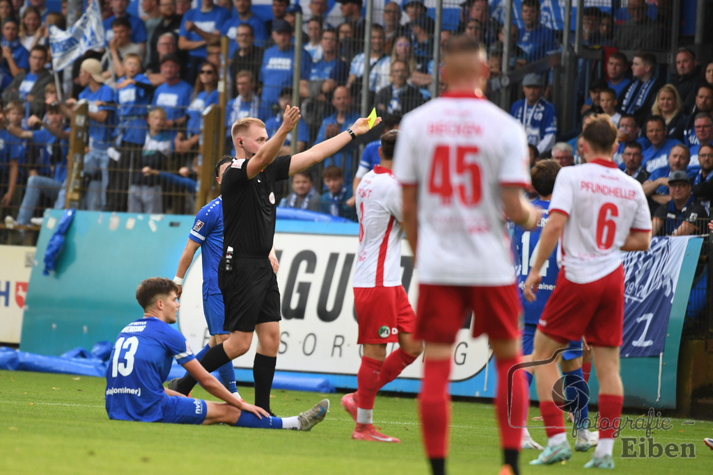 SV Meppen-VfB Lübeck | Herren Regionalliga Nord; SV Meppen (blau)-VfB Lübeck (weiß) am 01.08.2025 in Meppen (Hänsch-Arena), Photo: Philip Eiben 2025 - Realized with Pictrs.com