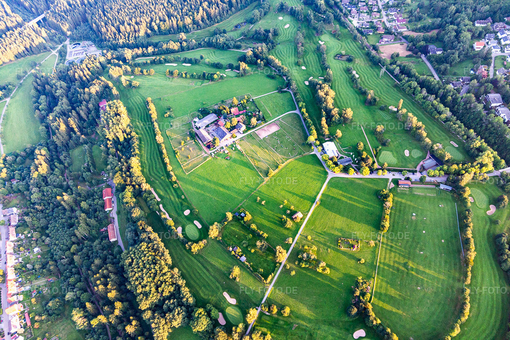 Luftbild: Golf-Club Freudenstadt e.V., Wellerhof Thomas Weller in Freudenstadt im Bundesland Baden-Württemberg in Deutschland. Foto: IMG_128603.jpg vom 25.08.2021 durch Werner Riehm/FLY-FOTO.de