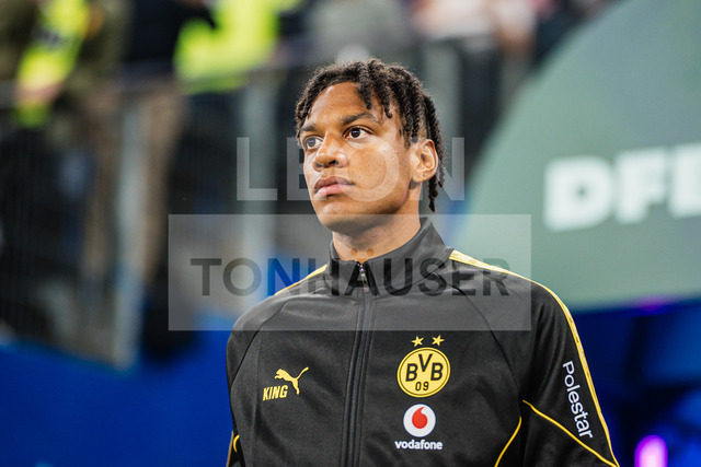 DFB-Pokal: HEBC - Borussia Dortmund, 01.09.2026 | Filippo Calixte Mané (Borussia Dortmund, 39); Fußball, DFB-Pokal, 1. Runde: HEBC vs. Borussia Dortmund am 01.09.2026 im Volksparkstadion, HamburgDFB REGULATIONS PROHIBIT ANY USE OF PHOTOGRAPHS AS IMAGE SEQUENCES AND/OR QUASI-VIDEO. - Realisiert mit Pictrs.com