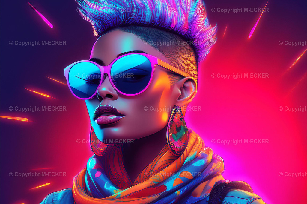 Neon Frau 2 | Martin Ecker Fotograf Euratsfeld - Realisiert mit Pictrs.com