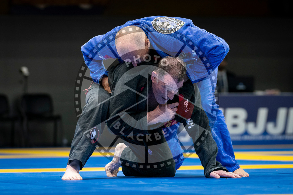 20240125PBB03126 | Fighters compete during the Brazilian Jiu-Jitsu European Championship of the IBJJF in Paris, France, on January 25, 2024.