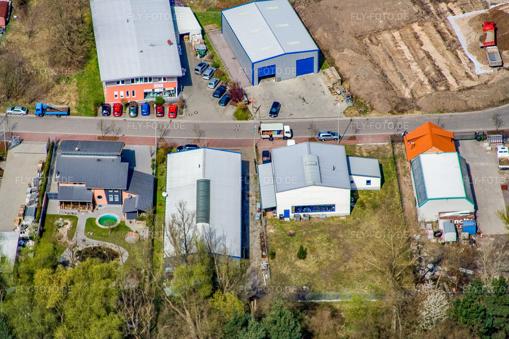 Luftbild: Mittelwegring in Jockgrim im Bundesland Rheinland-Pfalz in Deutschland. Foto: IMG_10259.jpg vom 08.04.2008 durch Werner Riehm/FLY-FOTO.de