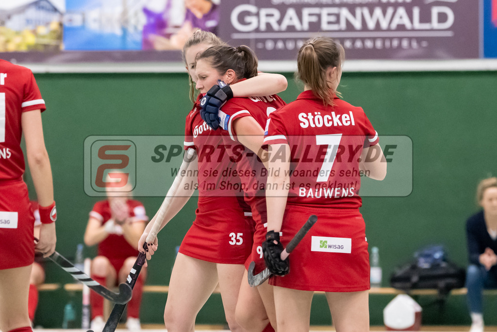 SFE_20230114_0124 | 1. Bundesliga Hockey Damen Rot-Weiss Köln - Uhlenhorst Mülheim am 14.01.2023 in Köln (KTHC Stadion Rot-Weiss Köln Tennis and Hockey Club), Photo: Stephan Fehrmann 2022 (Sports-Gallery),Lea Stöckel ( Rot-Weiss Köln #7 )