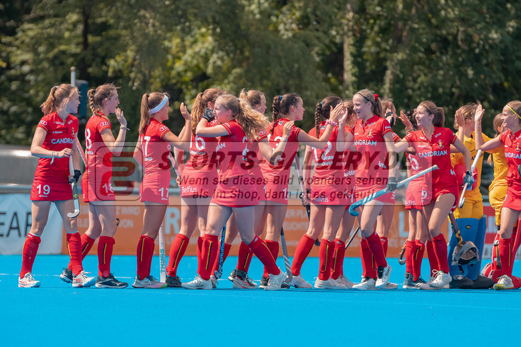 HK_20230712_101504 | Euro Hockey WU18 Belgium vs Germany Championship Girls &amp; Boys am 12.7.2023 CHTC , Krefeld ,