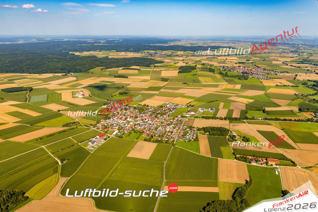 Luftaufnahme von  Mödingen - Die Luftaufnahme wurde 2025 vom UL-Flugzeug heraus erstellt ( keine Drohne ) - Hochauflösende Luftaufnahme - für professionelle Ausdrucke geeignet. Die Geschenkidee !Mit Lizenz und Bildrechte bestellbar