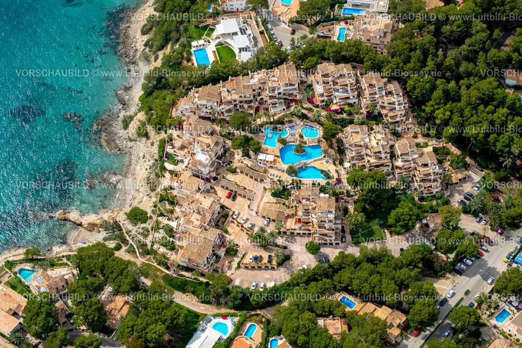 Mallorca230600249N | Luftbild, Club Monte de Oro, Wohnanlage mit Swimmingpool-Landschaft, Costa de la Calma, CalviaÃƒâ€šÃ‚Â , Balearen, Mallorca, Balearische Inseln, Spanien