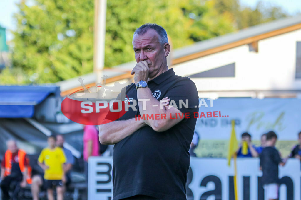 ASV Klagenfurt - SC St Veit 1-6, Unterliga Ost  3. Runde | Wolfgang Thun-Hohenstein (ASV Klagenfurt) ASV Klagenfurt - SC St Veit 1-6 am 11.08.2023 in Klagenfurt
(Sportplatz Annabichl), Austria, (Photo by Ernst Krawagner sport-fan.at) - Realisiert mit Pictrs.com