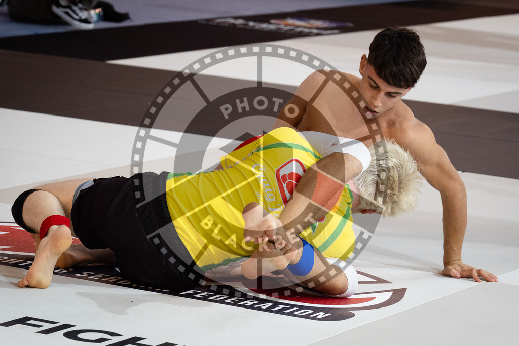 20260214PBB2258 | Fighters compete during the ADCC European Trials  competition day 1 in Belgrade, Serbia, on February 14, 2026.