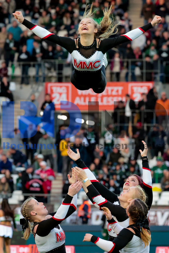  14.10.2023 - 
 | Sebastian Sendlak / Bochumer Nachrichtendienst (BOND) - GFL-Bowl 2023: Schwaebisch Hall Unicorns vs. Potsdam Royals - Realisiert mit Pictrs.com
