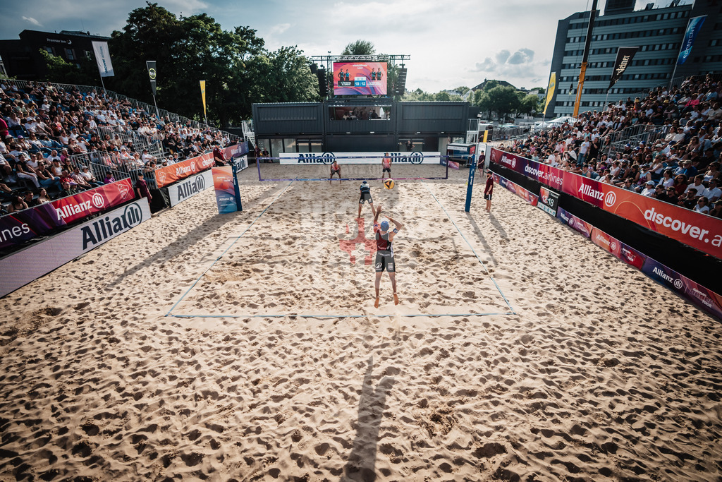 Beachvolleyball | Männer | Allianz German Beach Tour 2025 | Tourstop Hamburg | 31.05.2025 | Die ausverkaufte Active City Arena