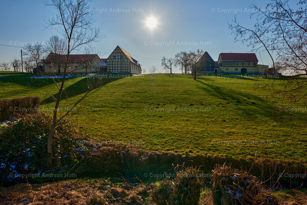 Fachwerkhäuser im Waldhufendorf Schwaben | Bedeutsame Landschaften Deutschlands - Realisiert mit Pictrs.com