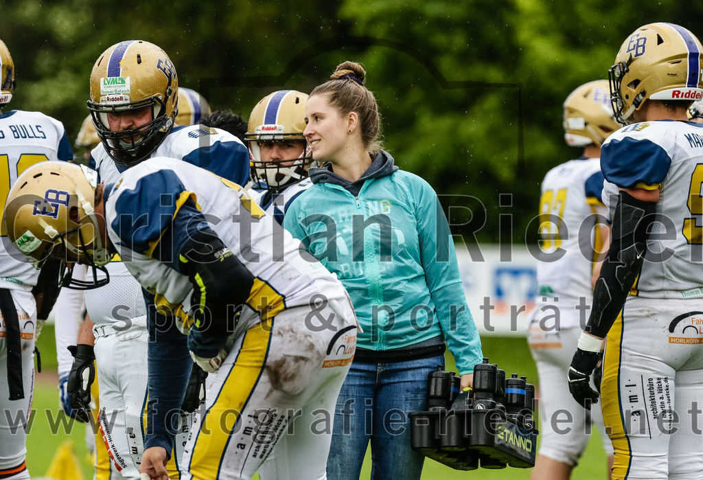 2022-05-29_054_Erding_Bulls_gegen_Nuernberg_Rams | Erding, Deutschland, 29.05.2022:
Fußball, Regionalliga 2022, 5. Spieltag, Erding Bulls gegen Nürnberg Rams, Endergebnis: 10:16

Foto: Christian Riedel / fotografie-riedel.net