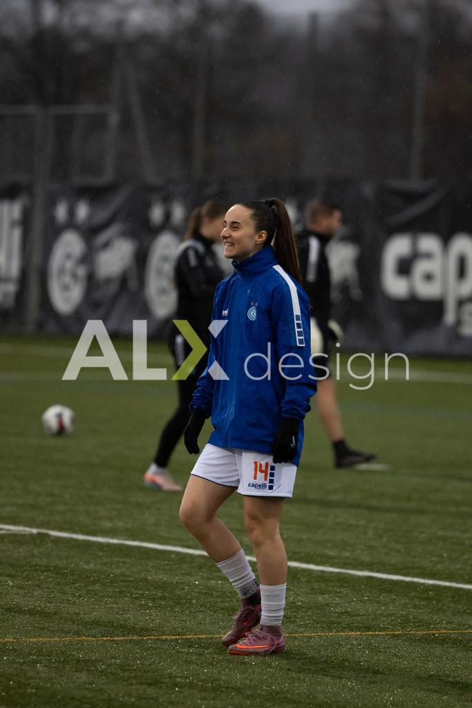 Fußball I Frauen I Saison 2025-2026 I AXA Women's Super League | Women I 14. Spieltag I Grasshoppers Club Zürich - FC Luzern I 14.02.2026 | 14 Nicole Arcangeli (IT) (GC Zürich) – Angriff - Realisiert mit Pictrs.com