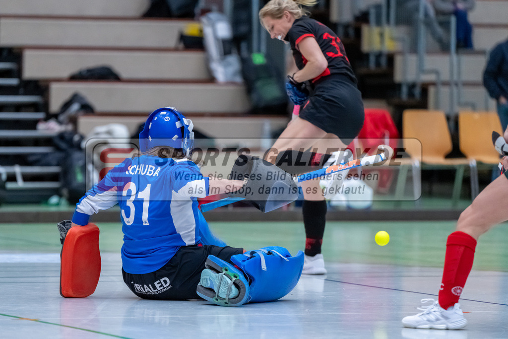 HK_20241214_100098 | 2. Bundesliga Halle Damen Crefelder HTC - DSD Düsseldorf am 14.12.2024 Halle Glockenpitz, Krefeld ,
