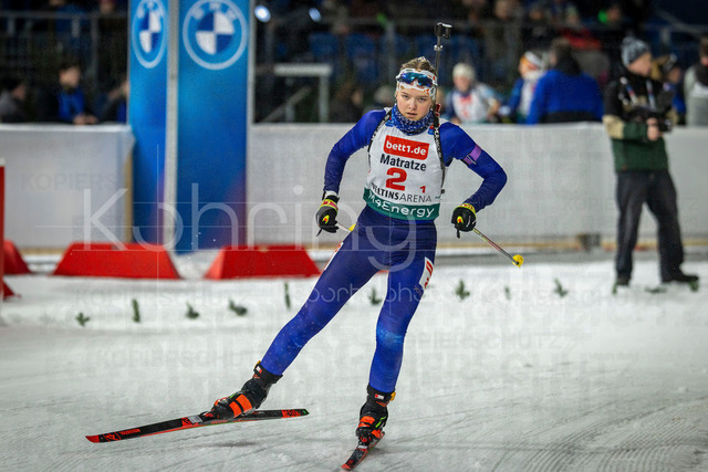 bett1.de WTC Biathlon auf Schalke, 28.12.2025 | Carlotta Nößler (Team Deutschland) bei der World Team Challenge (bett1.de WTC Biathlon auf Schalke) am 28.12.2025 in der Veltins-Arena in Gelsenkirchen (Deutschland). 