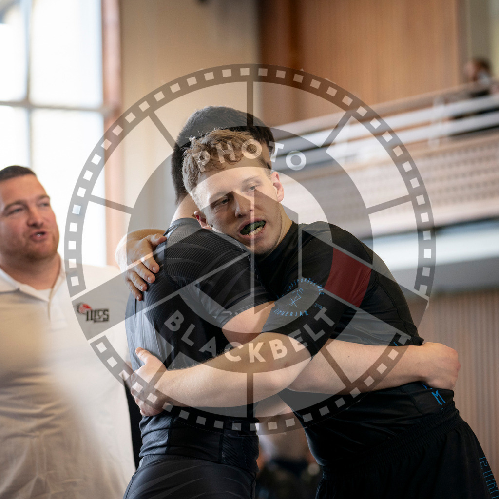 20240309PBB6315 | Fighters compete during the International Luta Livre (ILLCS) Spring Championship in Hannover, Germany, on March 9, 2024.
