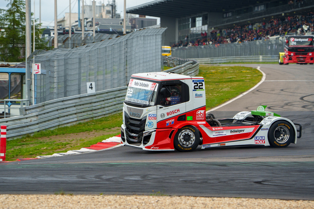 A7406831 | 13.07.2024 Goodyear FIA European Truck Racing Championship (ETRC) NürburgringBild: #22 Likas Hahn Einfahrt Castrol-S - Realisiert mit Pictrs.com