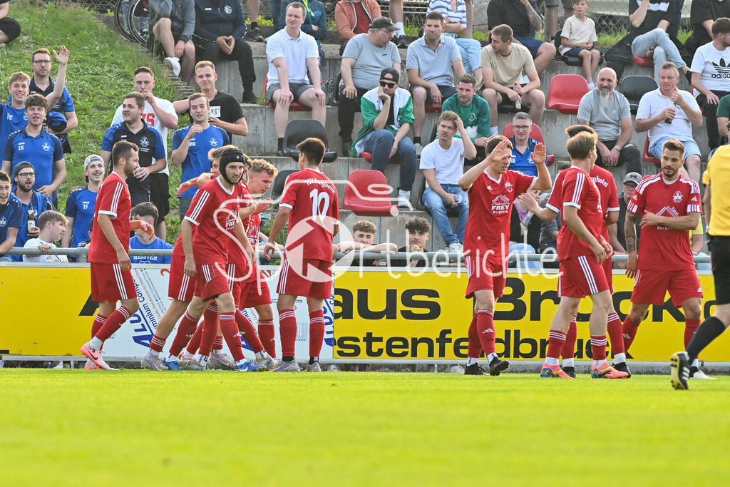 SpVgg Auerbach-Streitheim - TSV Burgheim | Jubel nach 1-3 durch Burgheim 20