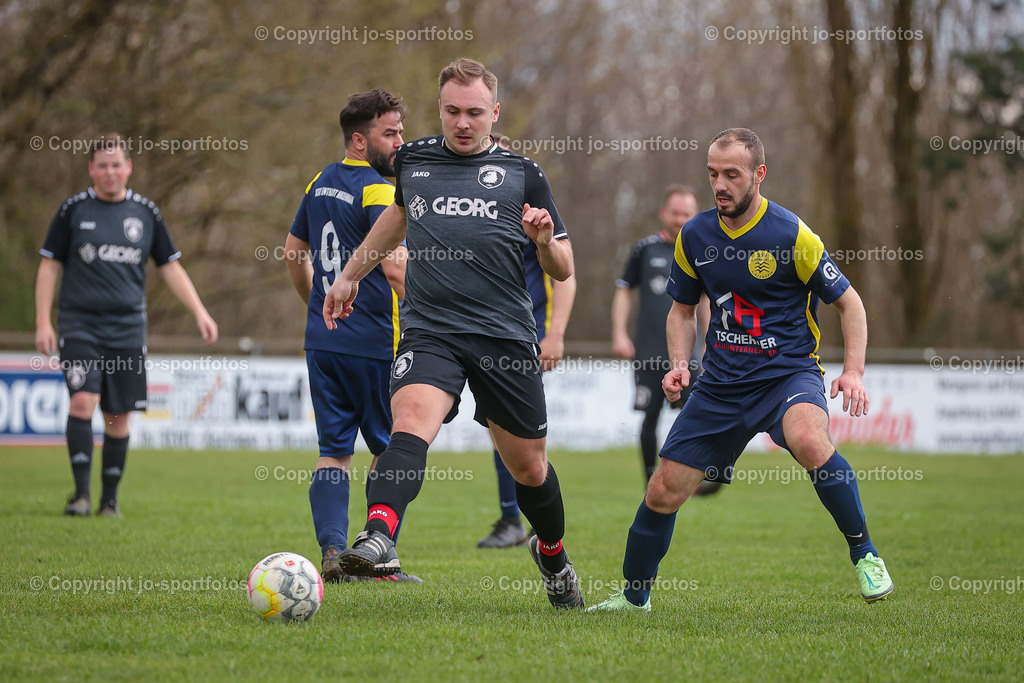 BQ3I3155 | 23.04.2023; Kreisliga C Dillenburg; Rasenplatz Hirzenhain; SSV Hirzenhain - SSG Breitscheid II; Ergebnis: 5:0 (3:0)