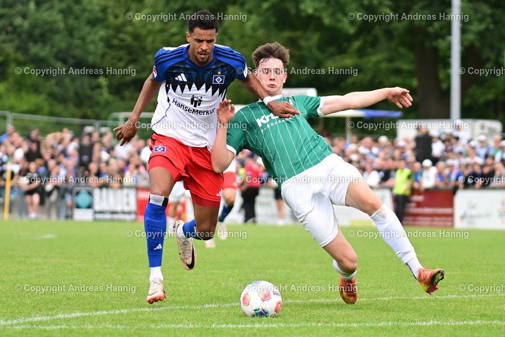Fußball I Herren I Testspiel  I TSV Elstorf - Hamburger SV I 5.7.2025 | a-hannig - Realisiert mit Pictrs.com