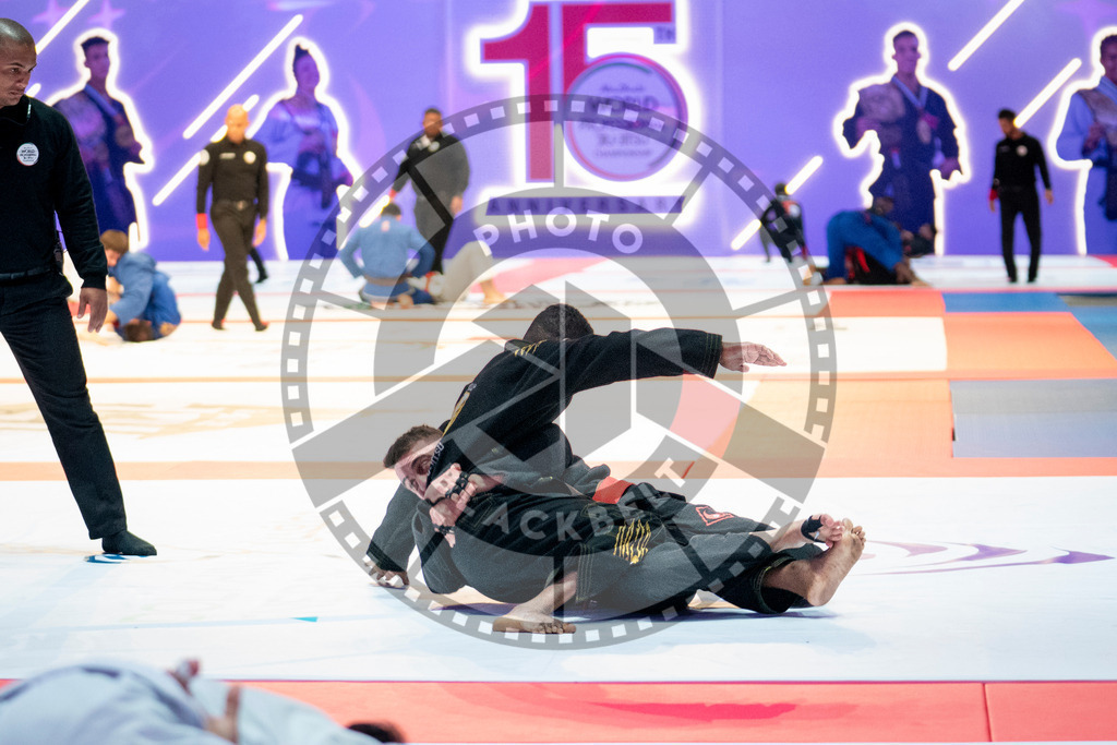 20231107PBB6531 | Fighters compete during the AJP World Master Championship in the Mubadala Arena in Abu Dhabi, Arab United Emirates, on November 7, 2023.