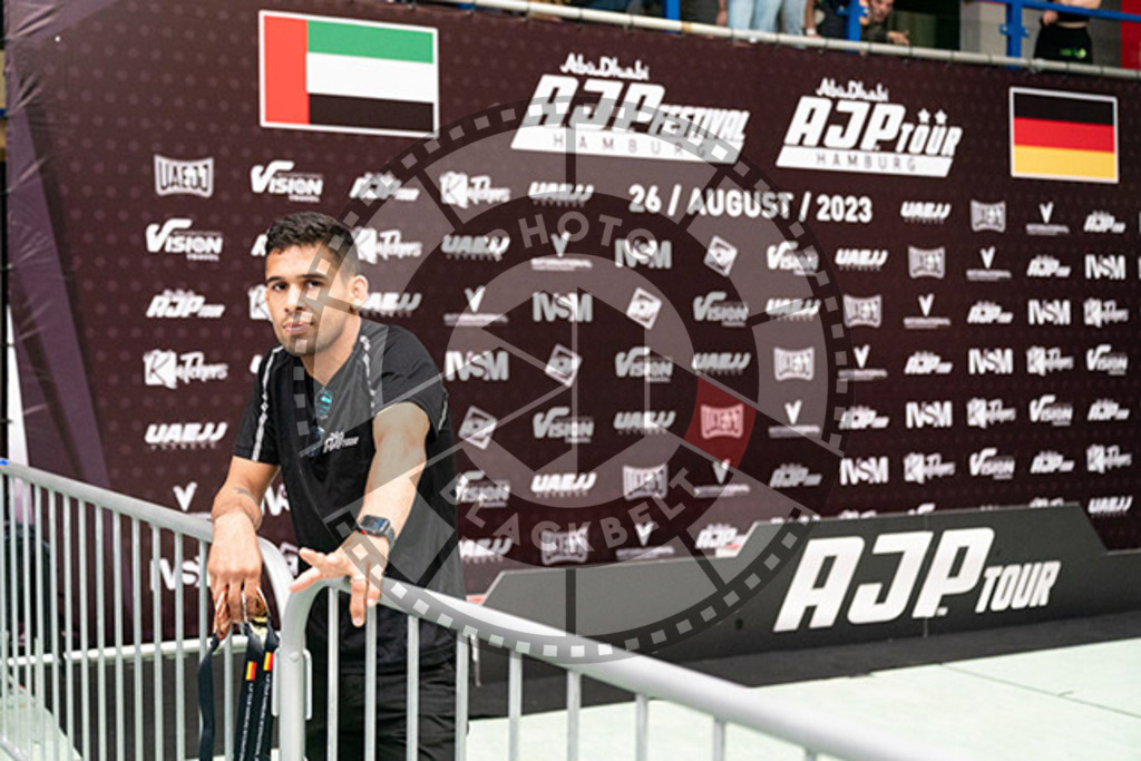 20230826PBB55307 | Fighters compete during the AJP INTLPRO BJJ and grappling competition in Hamburg, Germany, on August 26 2023.