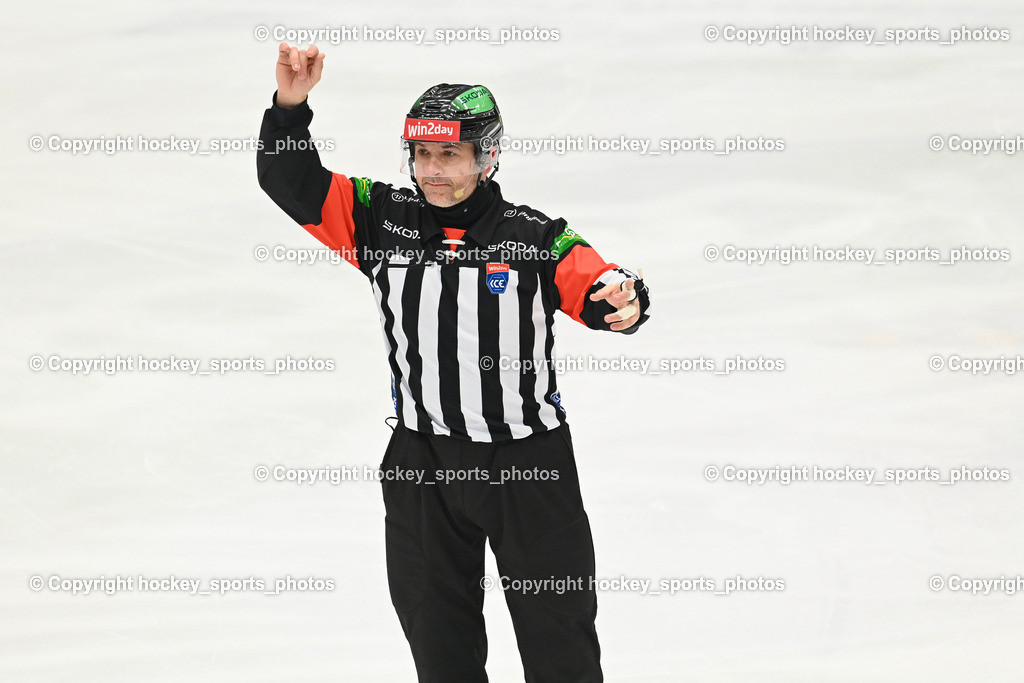 EC IDM Wärmepumpen VSV vs. Hydro Fehervar AV19  | Piragic Trpimir Referee, EC IDM Wärmepumpen VSV vs. Hydro Fehervar AV19 , EC IDM Wärmepumpen VSV vs. Hydro Fehervar AV19  am 01.01.2025 in Villach (Stadthalle Villach), Austria, (Photo by Bernd Stefan)