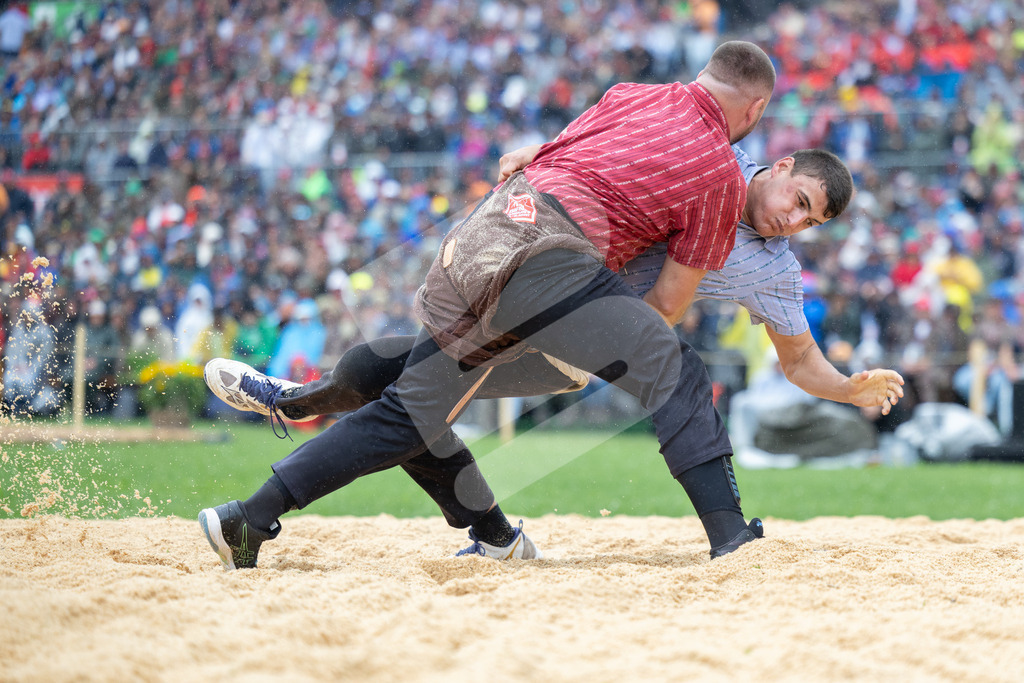 ESAF2025_04Gang_5475 | Die Schwinger des Schwyzer Kantonalen Schwingerverbandes: Fotos, die Dynamik und Leidenschaft festhalten, sowie emotionale Momente aus dem traditionellen Schwingsport zeigen. - Realisiert mit Pictrs.com