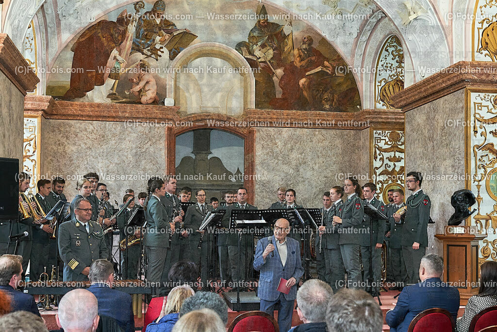 ALS1424_XXXIX-Chopin-Festival_Ausklang_Militaermusikkapelle | (C)FotoLois.com, Alois Spandl, XXXIX. internationales CHOPIN-Festival in der Kartause Gaming, AUSKLANG in der Barockbibliothek mit der Militärmusik Niederösterreich unter der Leitung von Militärkapellmeister Oberst Adolf Obendrauf, So 6. August 2023.