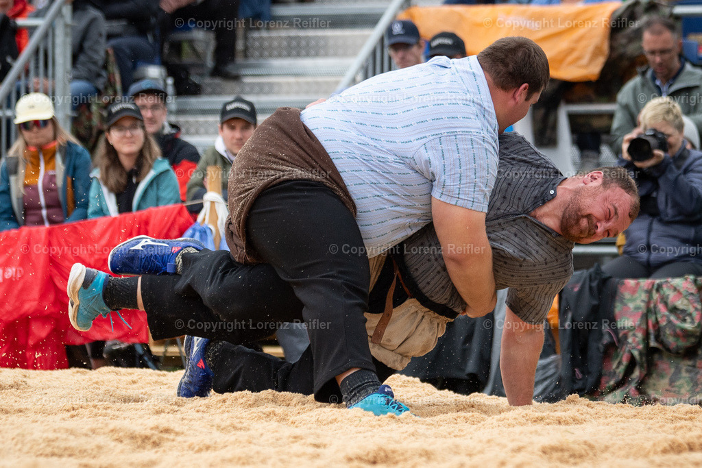 Schwingen -  Appenzeller Kantonal Schwingfest 2024 | Hundwil, 7.7.24, Schwingen - Appenzeller Kantonal Schwingfest.