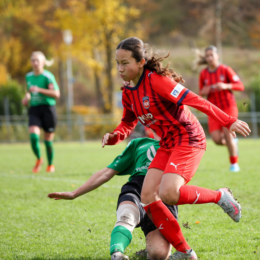 TVSFCH_251026_2071 | TV Steinheim vs. 1.FC Heidenheim 1846 II, Fußball, Frauen, Bezirksliga, 2025/2026, 7. Spieltag, 27.09.2025 in Steinheim (Foto: Michael Bulling) - Realisiert mit Pictrs.com