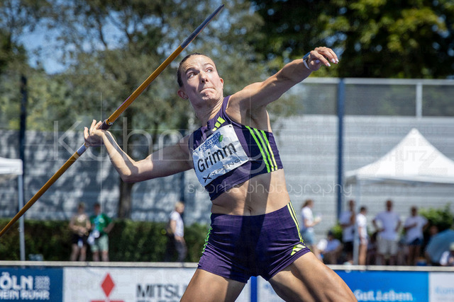 Multisport Event; Ratingen, 28.06.2026 | RATINGEN, GERMANY - JUNE 28, 2026 : Vanessa Grimm (GER / Germany) competing in the javelin during the Multisport Event at Stadion Ratingen on June 28, 2026 in Ratingen, Germany.