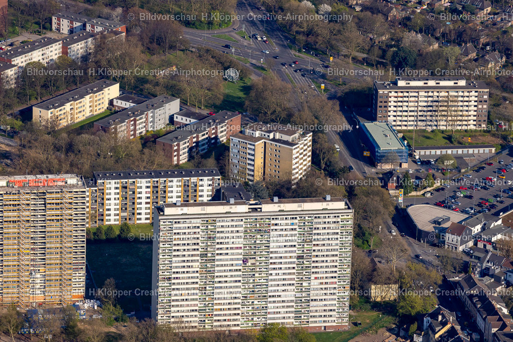Luftbilder Duisburg-9016 | Luftaufnahme Duisburg Hochhaus- Ensemble - Realisiert mit Pictrs.com