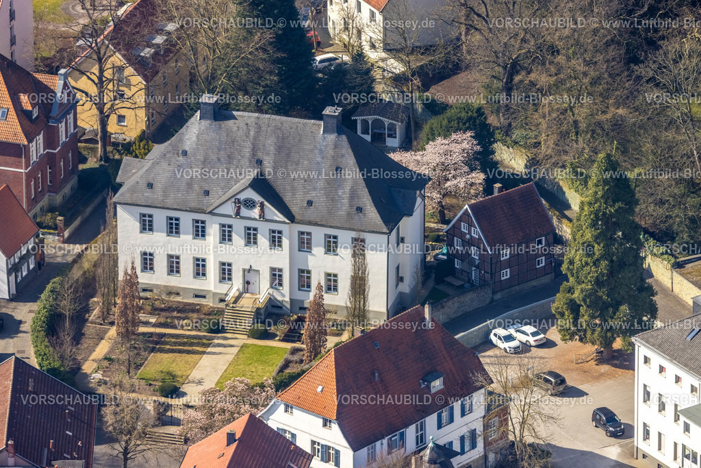 Soest220301457 | Luftbild, Barockgebäude Friesenhausenscher Hof, Soest, Soester Börde, Nordrhein-Westfalen, Deutschland