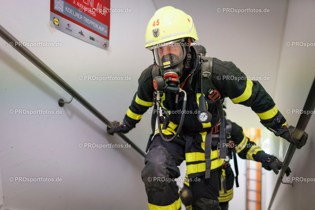 KölnTurm Treppenlauf; Köln, 03.08.2025 | Impressionen vom KölnTurm Treppenlauf am 03.08.2025 in Köln (Nordrhein-Westfalen). 