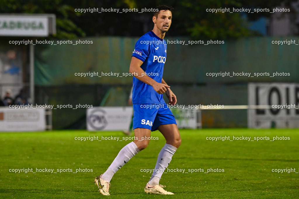 SAK vs. SV Donau  | #16 Sebastian Hertelt SAK, SAK vs. SV Donau , SAK vs. SV Donau  am 27.09.2024 in Klagenfurt (Sportpark Welzenegg), Austria, (Photo by Bernd Stefan)